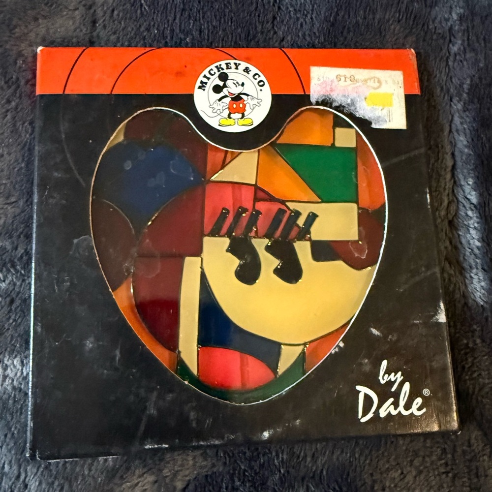 Disney Minnie Mouse Abstract Sun-catcher by Dale Tiffany Vintage 90’s Rare - Picture 4 of 4